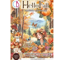 Ciao Bella Papier-Bastelsets|Farb- & Motivblöcke>Junk Journal & Ephemera Book "Hello Fall"