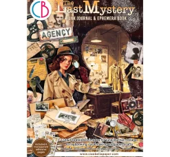 Ciao Bella Papier-Bastelsets|Farb- & Motivblöcke>Junk Journal & Ephemera Book "The Last Mystery"