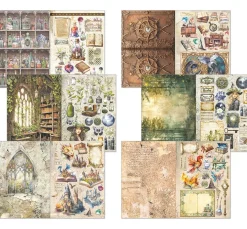 Ciao Bella Scrapbooking|Papier-Bastelsets>Junk Journal & Ephemera Book "Wizard Academy"