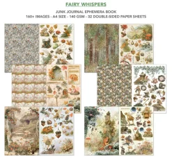 Ciao Bella Papier-Bastelsets|Farb- & Motivblöcke>Junk Journal & Ephemera Book "Fairy Whisper"