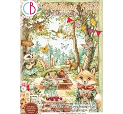 Ciao Bella Papier-Bastelsets|Farb- & Motivblöcke>Junk Journal & Ephemera Book "Woodland Party"