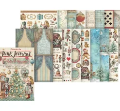 Stamperia Farb- & Motivblöcke|Scrapbooking>Junk Journal Book "Alice in Christmas"