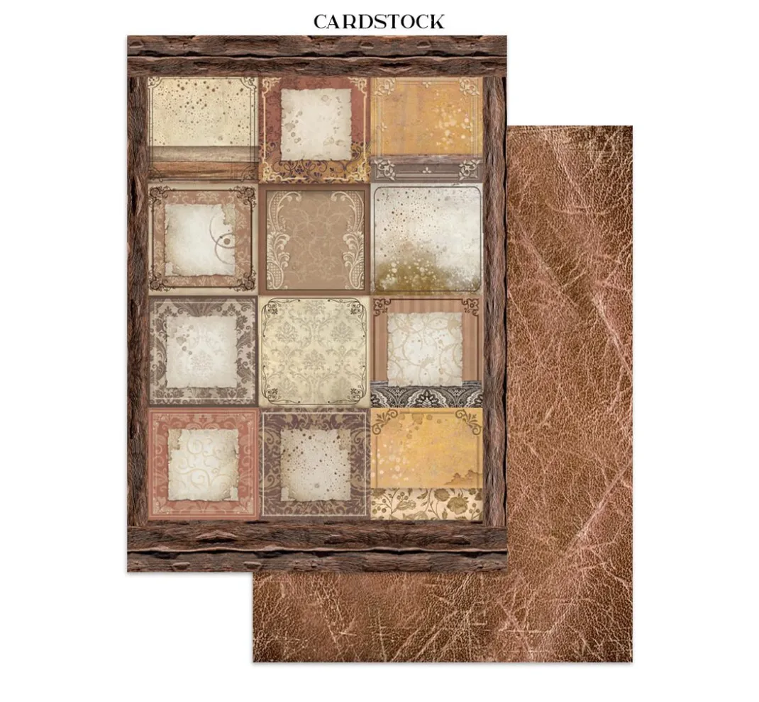 Stamperia Scrapbooking|Papier-Bastelsets>Junk Journal Book "Coffee and Chocolate"