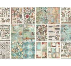 Stamperia Papier-Bastelsets|Farb- & Motivblöcke>Junk Journal Book "Furry Friends"