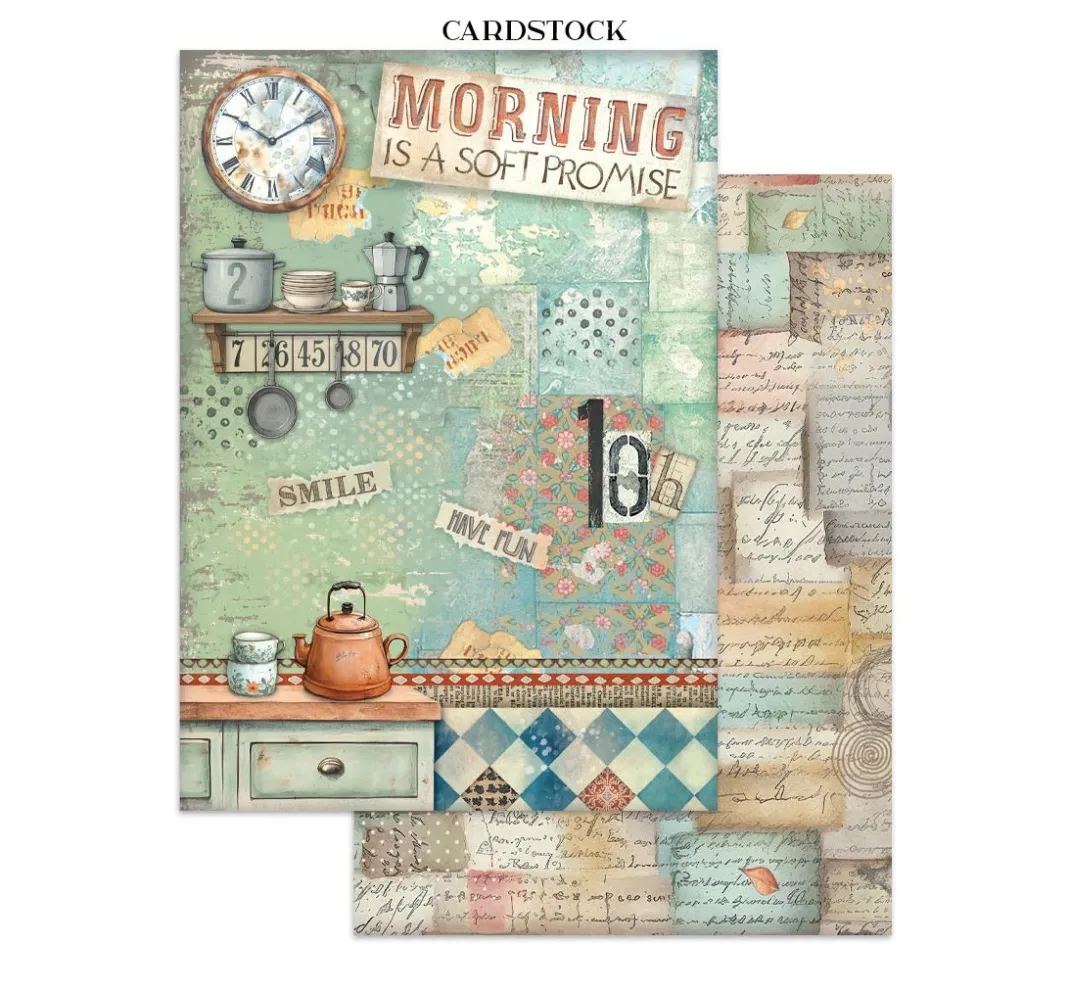 Stamperia Papier-Bastelsets|Farb- & Motivblöcke>Junk Journal Book "Furry Friends"
