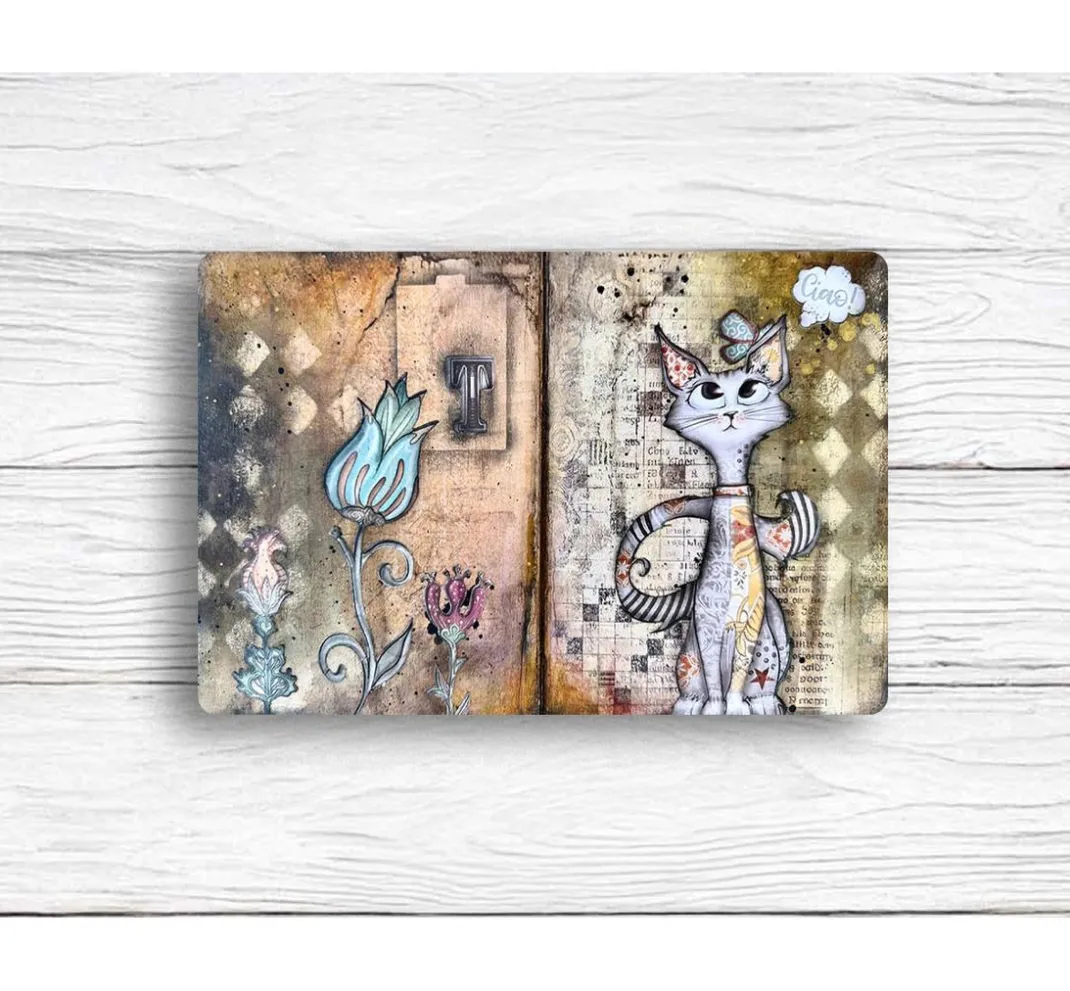 Stamperia Papier-Bastelsets|Farb- & Motivblöcke>Junk Journal Book "Furry Friends"