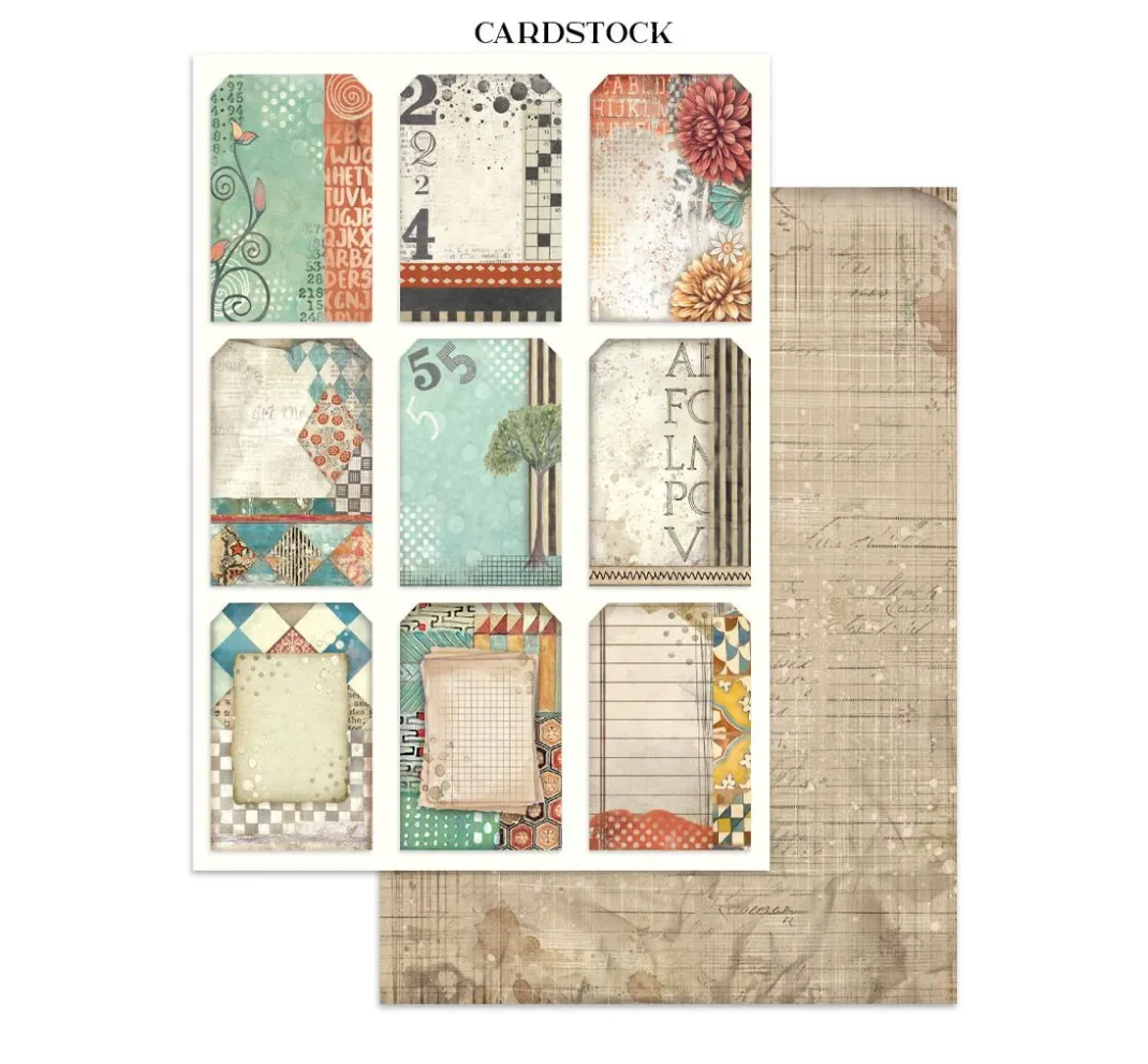 Stamperia Papier-Bastelsets|Farb- & Motivblöcke>Junk Journal Book "Furry Friends"