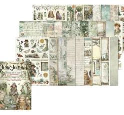 Stamperia Scrapbooking|Papier-Bastelsets>Junk Journal Book "Herbarium Silvae"