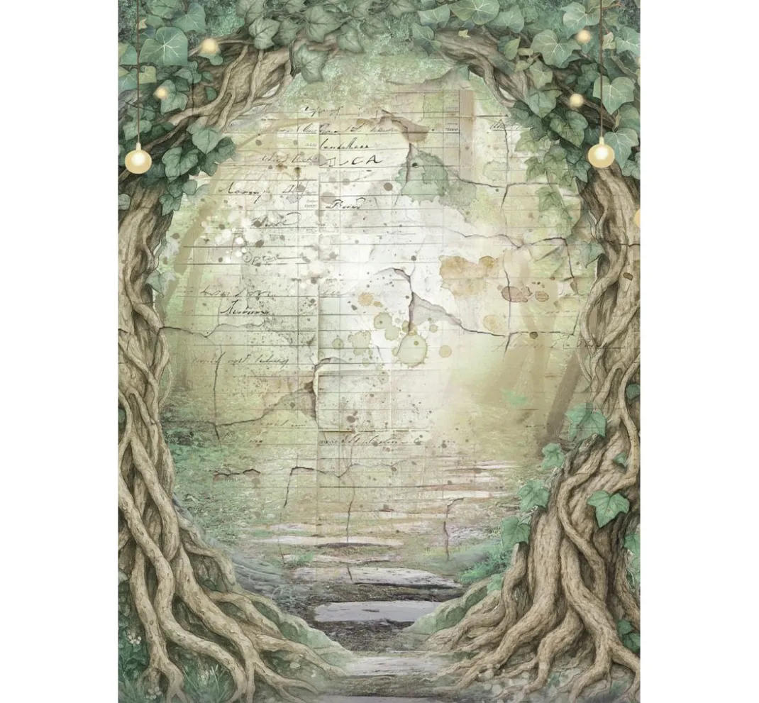Stamperia Scrapbooking|Papier-Bastelsets>Junk Journal Book "Herbarium Silvae"