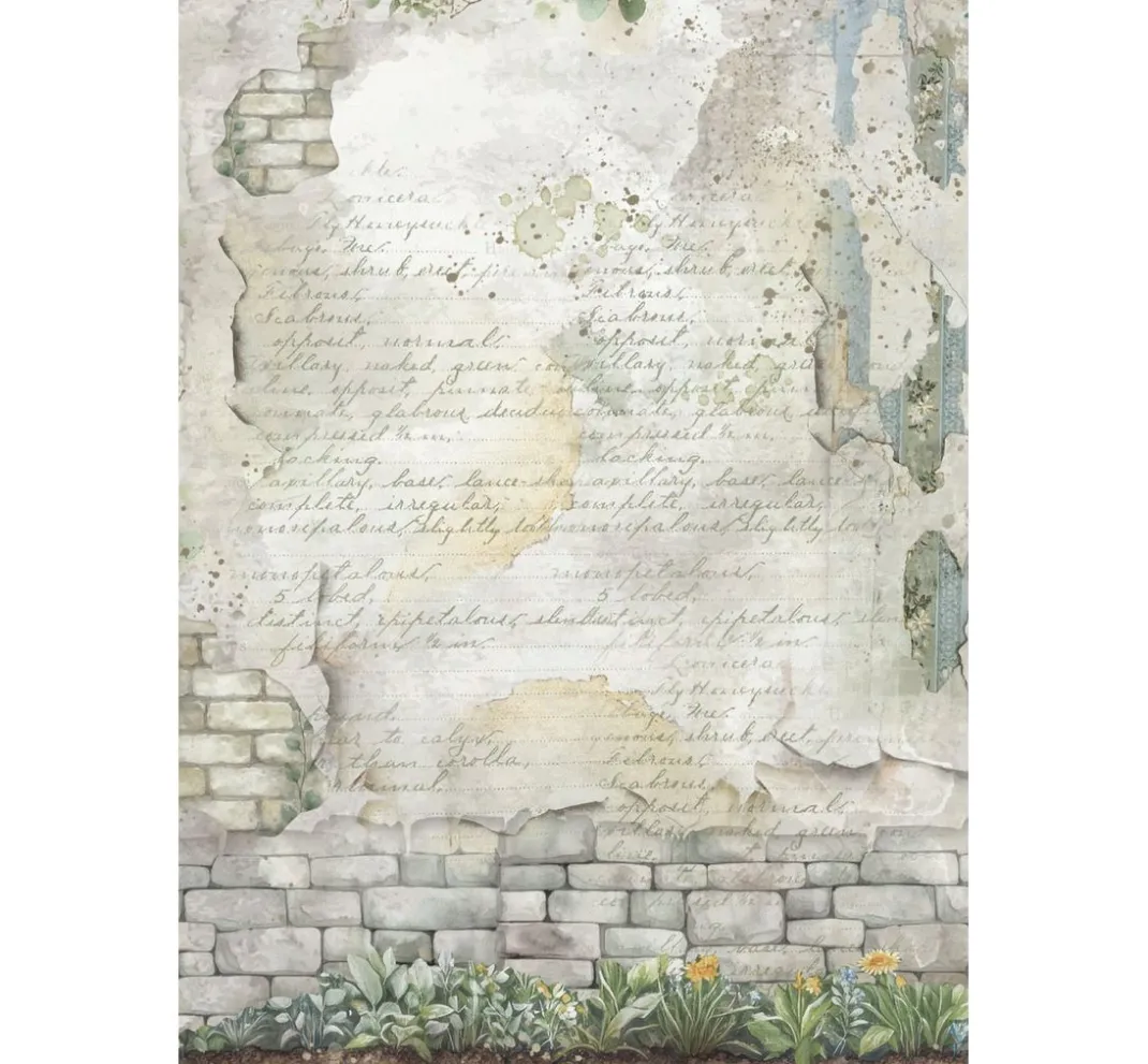 Stamperia Scrapbooking|Papier-Bastelsets>Junk Journal Book "Herbarium Silvae"