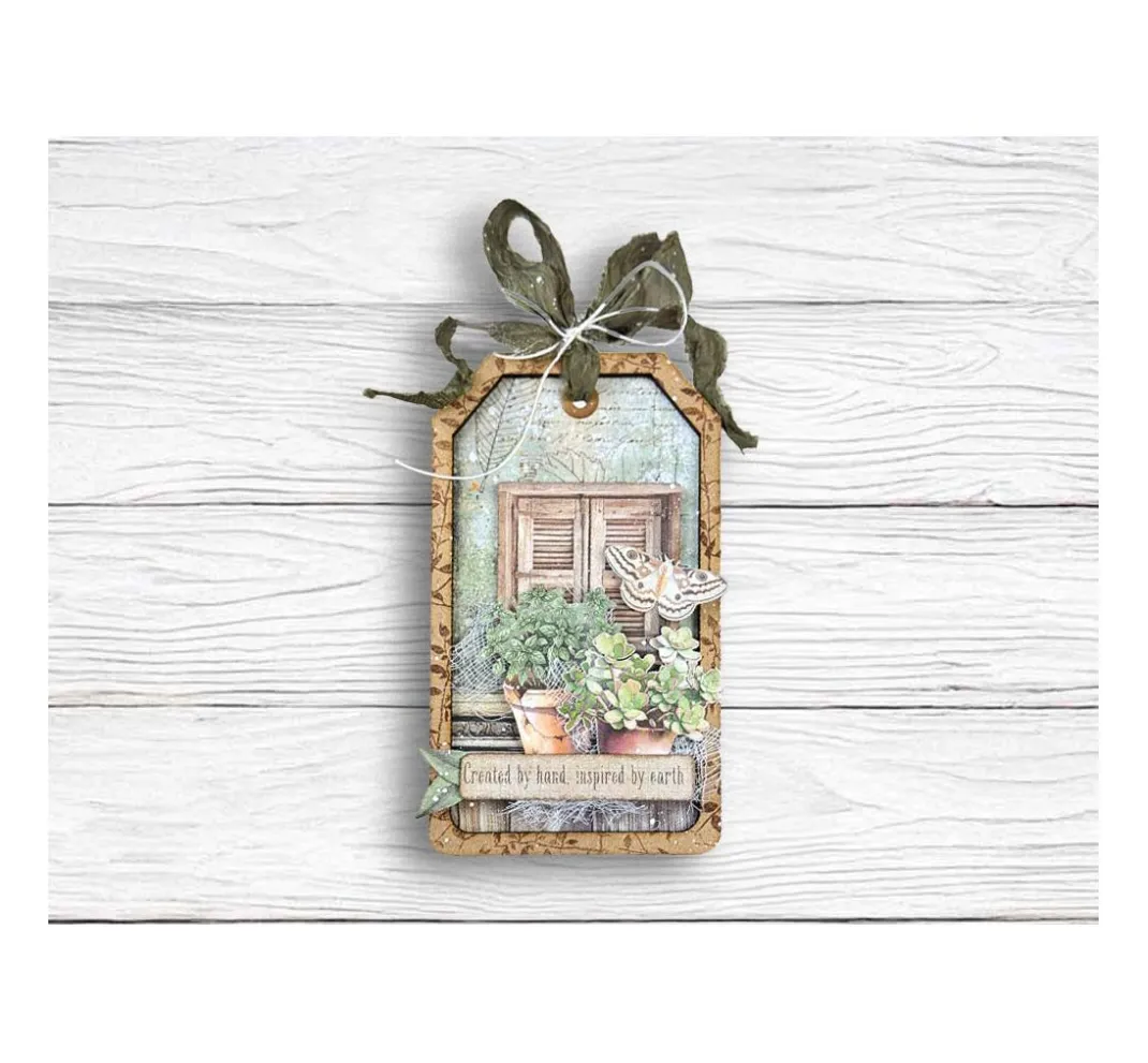 Stamperia Scrapbooking|Papier-Bastelsets>Junk Journal Book "Herbarium Silvae"