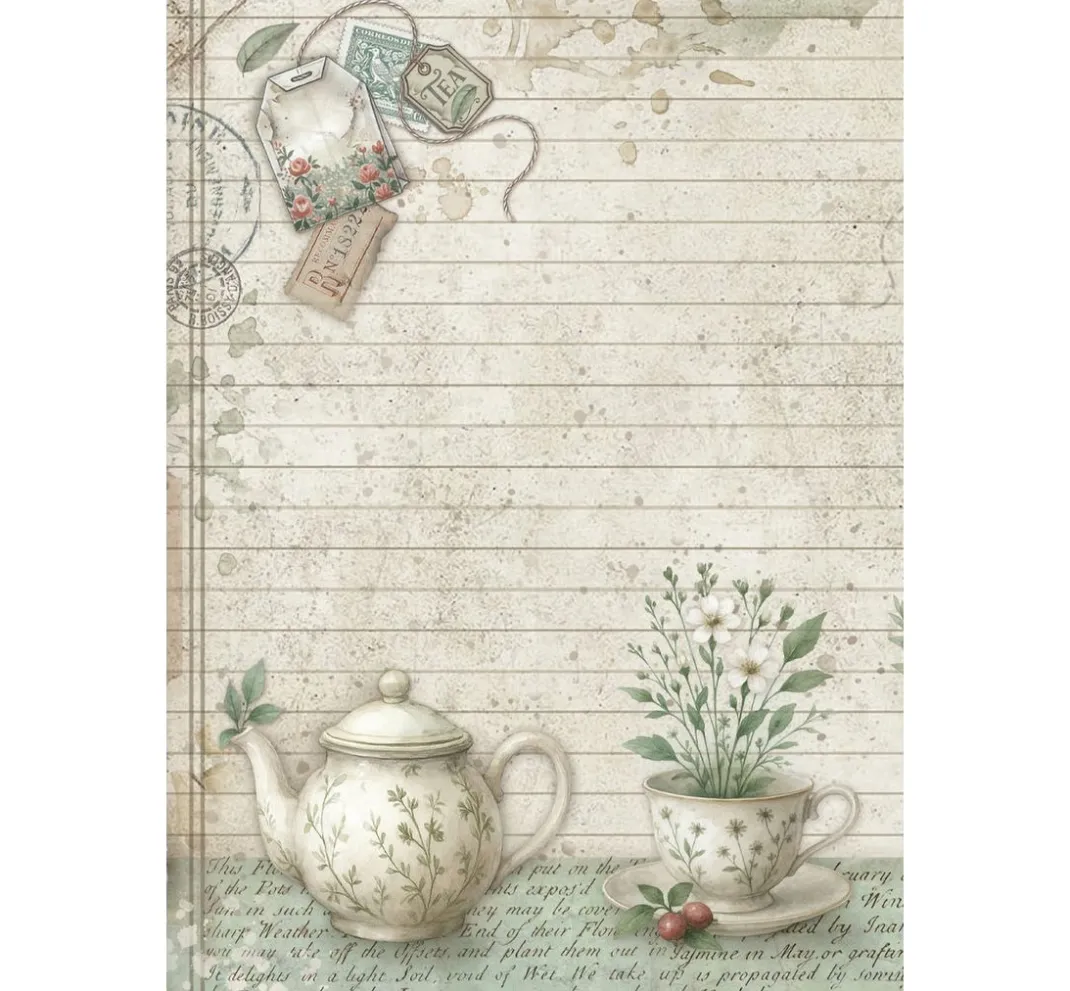 Stamperia Scrapbooking|Papier-Bastelsets>Junk Journal Book "Herbarium Silvae"
