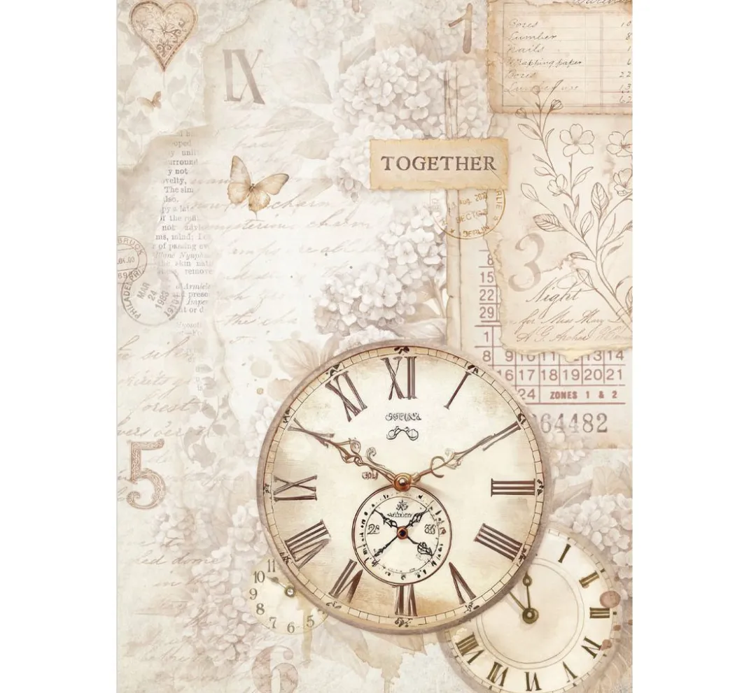 Stamperia Scrapbooking|Papier-Bastelsets>Junk Journal Book "Quiet Days"