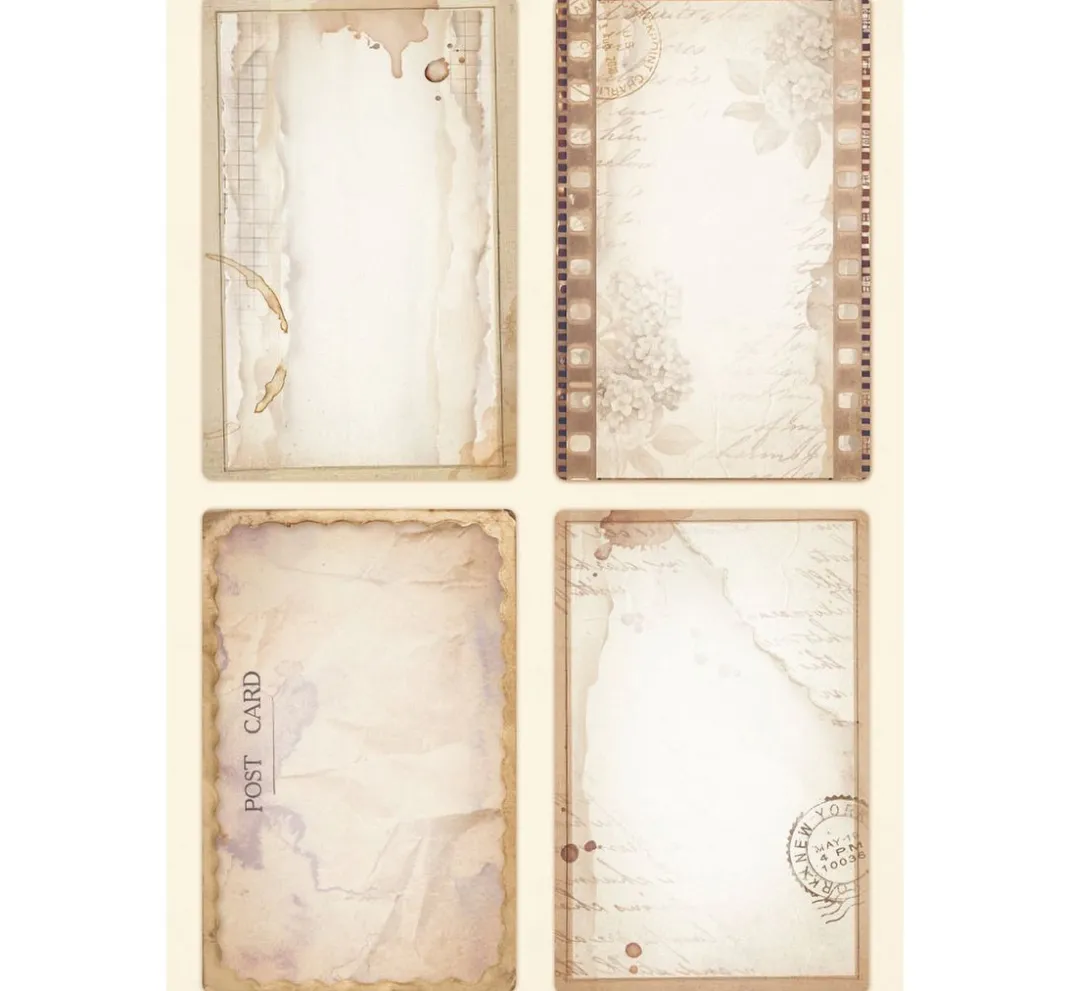 Stamperia Scrapbooking|Papier-Bastelsets>Junk Journal Book "Quiet Days"