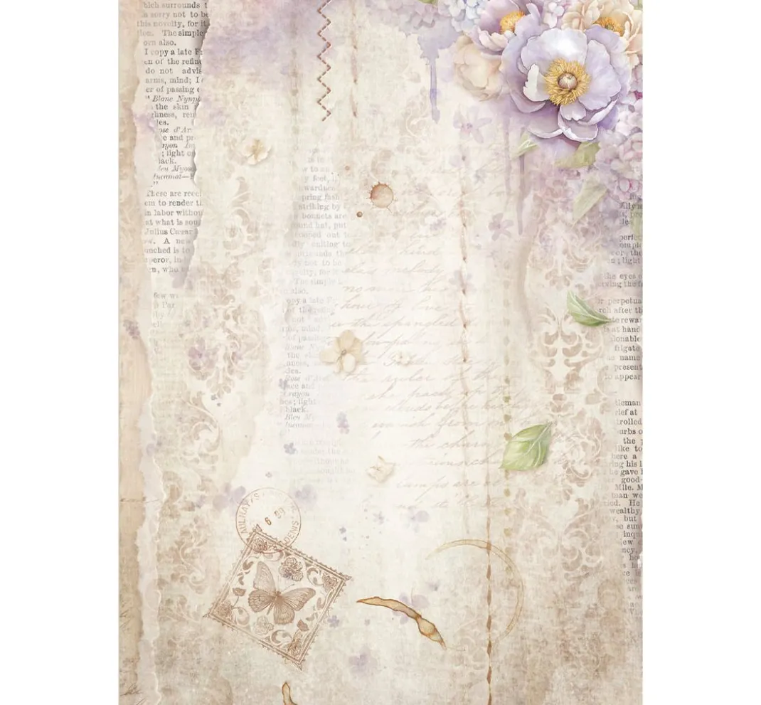 Stamperia Scrapbooking|Papier-Bastelsets>Junk Journal Book "Quiet Days"