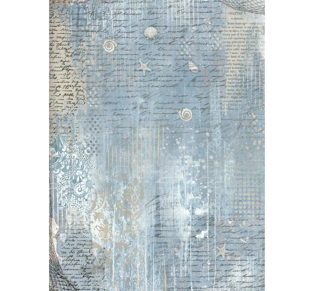 Stamperia Scrapbooking|Papier-Bastelsets>Junk Journal Book "Silent Sea"