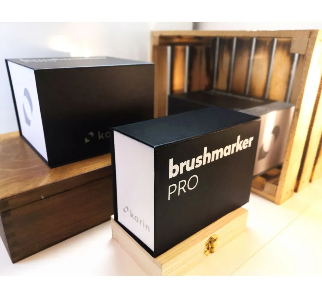 karin Aquarell|Stifte>Brushmarker PRO Mini Box 26 colours + blender set