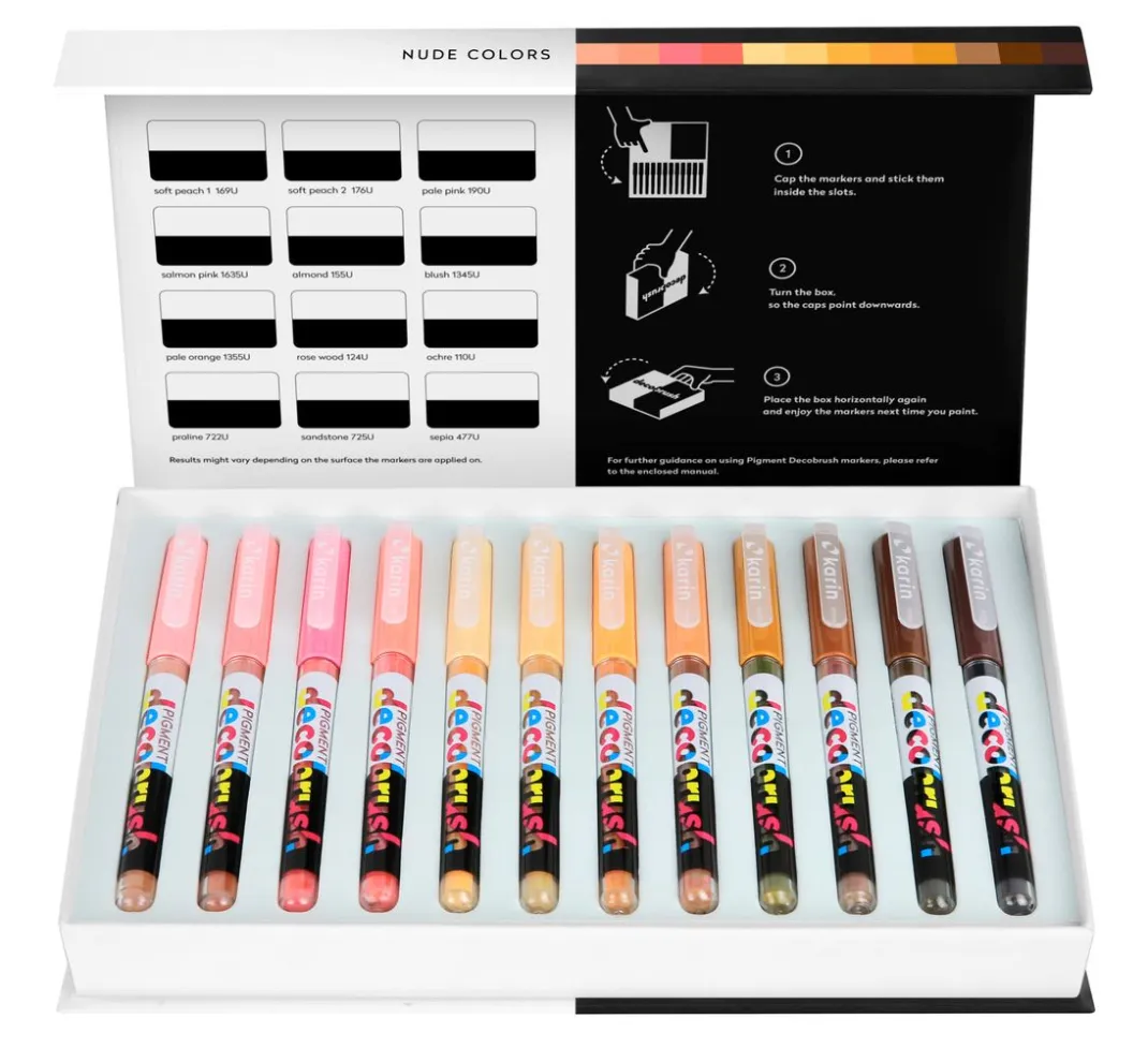 karin Kartengestaltung|Stifte>PIGMENT Decobrush Collection