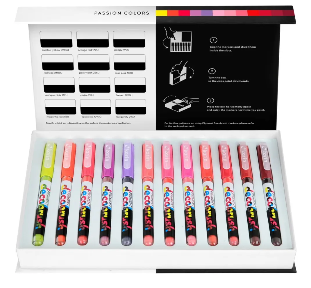karin Kartengestaltung|Stifte>PIGMENT Decobrush Collection