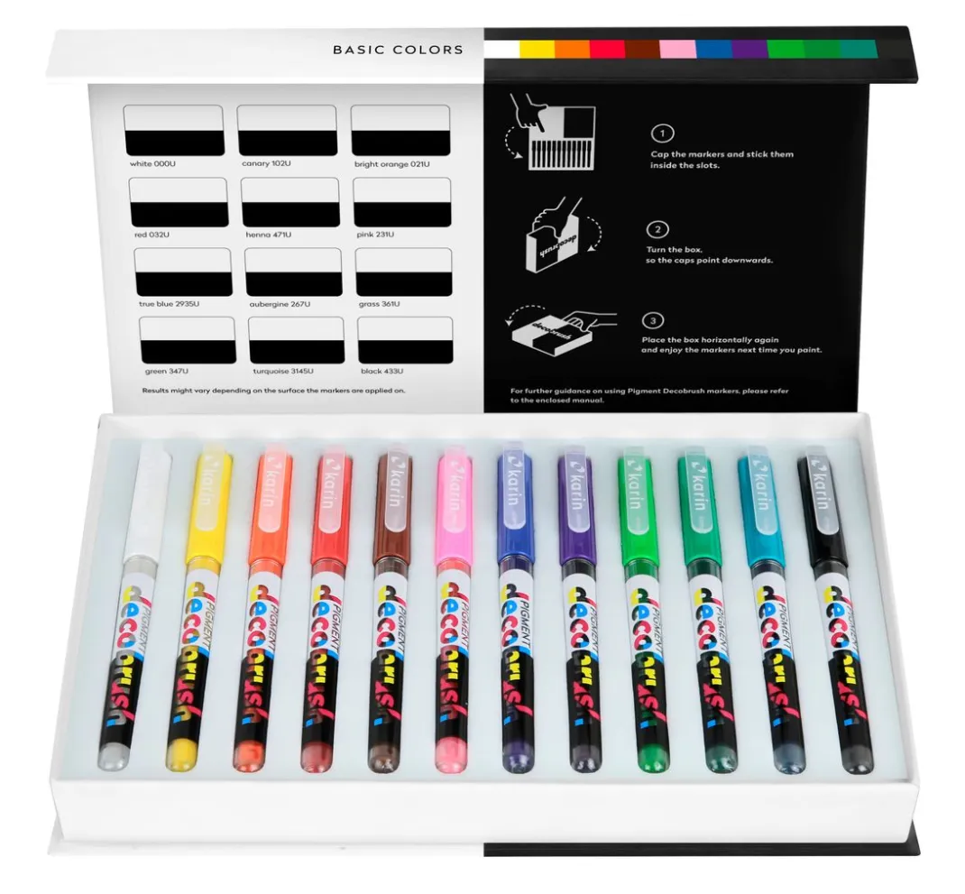 karin Kartengestaltung|Stifte>PIGMENT Decobrush Collection