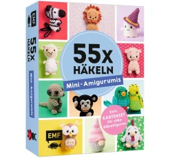 EMF Häkelanleitungen|Häkeln>Kartenset "55 x häkeln - Mini-Amigurumi"