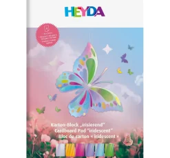 Kinder Heyda Spezialpapier & -Karton|Papier>Karton-Block "Irisierend"