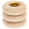 Rico Design Kerzen Gestalten|Holz, Mdf & Pappmaché>Kerzenhalter "Ringe", für Stabkerzen Ø 2,4 cm