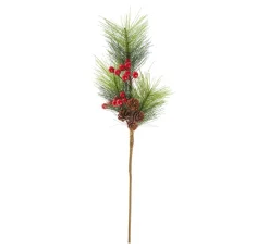 DPI Tanne|Gräser & Beeren>Kiefern-Pick mit Beeren und Zapfen, L 45 cm