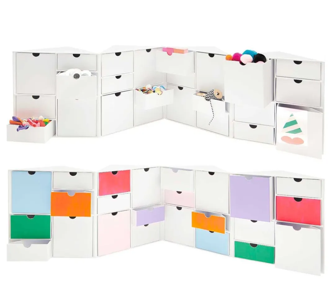 Kinder Rico Design Weiteres|Weiteres>Klappschränkchen mit 24 Schüben