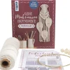 Topp Makramee|Makramee Diy Set>Kleine Knüpfmomente: Makramee-Knüpf-Set "Federleichter Traumfänger"