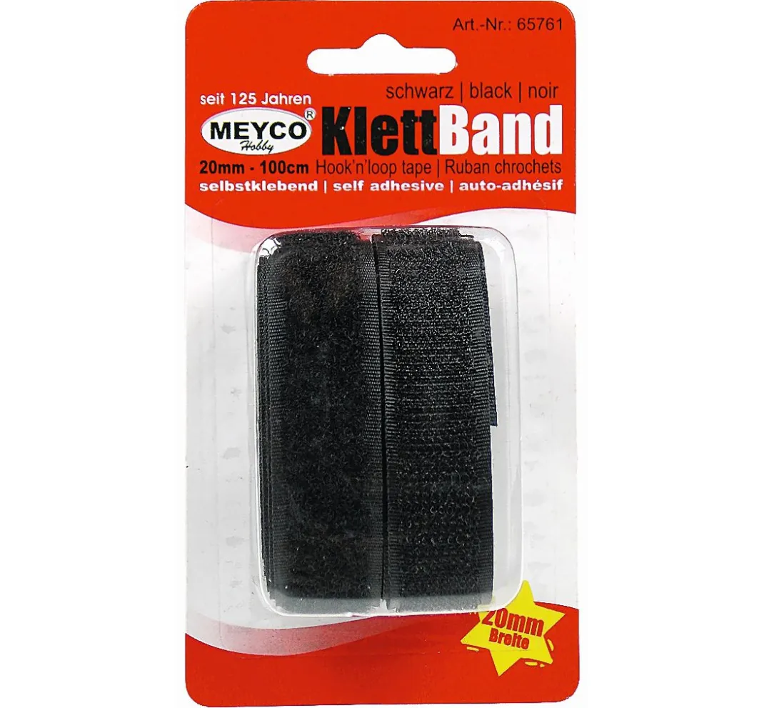 Meyco Bänder|Bastelzubehör>Klettband, selbstklebend