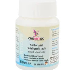 CREARTEC Schutzlack|Klarlack>Korb- und Peddigrohrlack, 100 ml