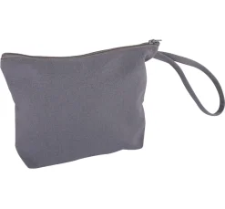 Rayher Textil-Design|Taschen-Design>Kosmetiktasche mit Reißverschluss, 22 x 17 cm, Grau