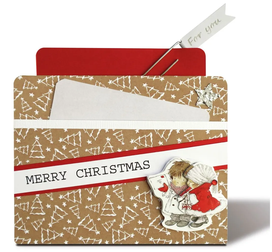URSUS Kraftpapier & -Karton|Farb- & Motivblöcke>Kraftkarton "Weihnachten"