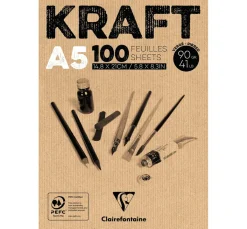 Clairefontaine Kraftpapier & -Karton|Farb- & Motivblöcke><noscript><img width=