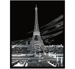 Kinder Royal Langnickel Kratzbilder|Kratzbilder>Kratzbild "Eiffelturm"