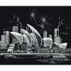 Kinder Royal Langnickel Kratzbilder|Kratzbilder>Kratzbild "Sydney Opera House"