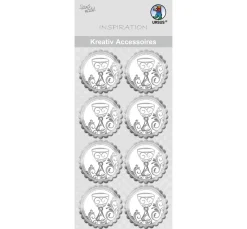 URSUS Sticker & Klebebänder|Kartengestaltung>Kreativ-Accessoires "Kelch silber"