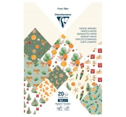 Kinder Clairefontaine Farb- & Motivblöcke|Papier>Kreativblock "Christmas Time"