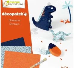 Kinder My Mandarine Papier-Bastelsets|Weitere Geschenkideen Für Kinder>Kreativ-Box Décopatch "Dinosaurier"