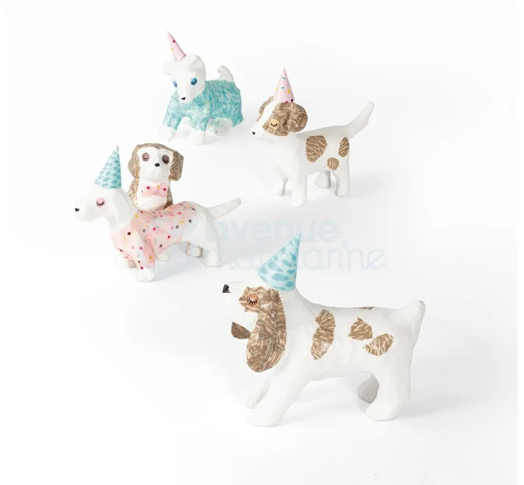 Kinder My Mandarine Papier-Bastelsets|Décopatch>Kreativ-Box Décopatch "Hunde"