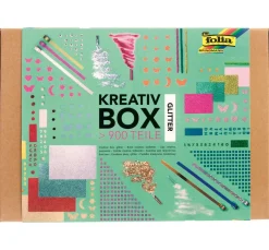 Kinder folia Deko-Bastelsets|Weitere Geschenkideen Für Kinder>Kreativ-Box "Glitter"