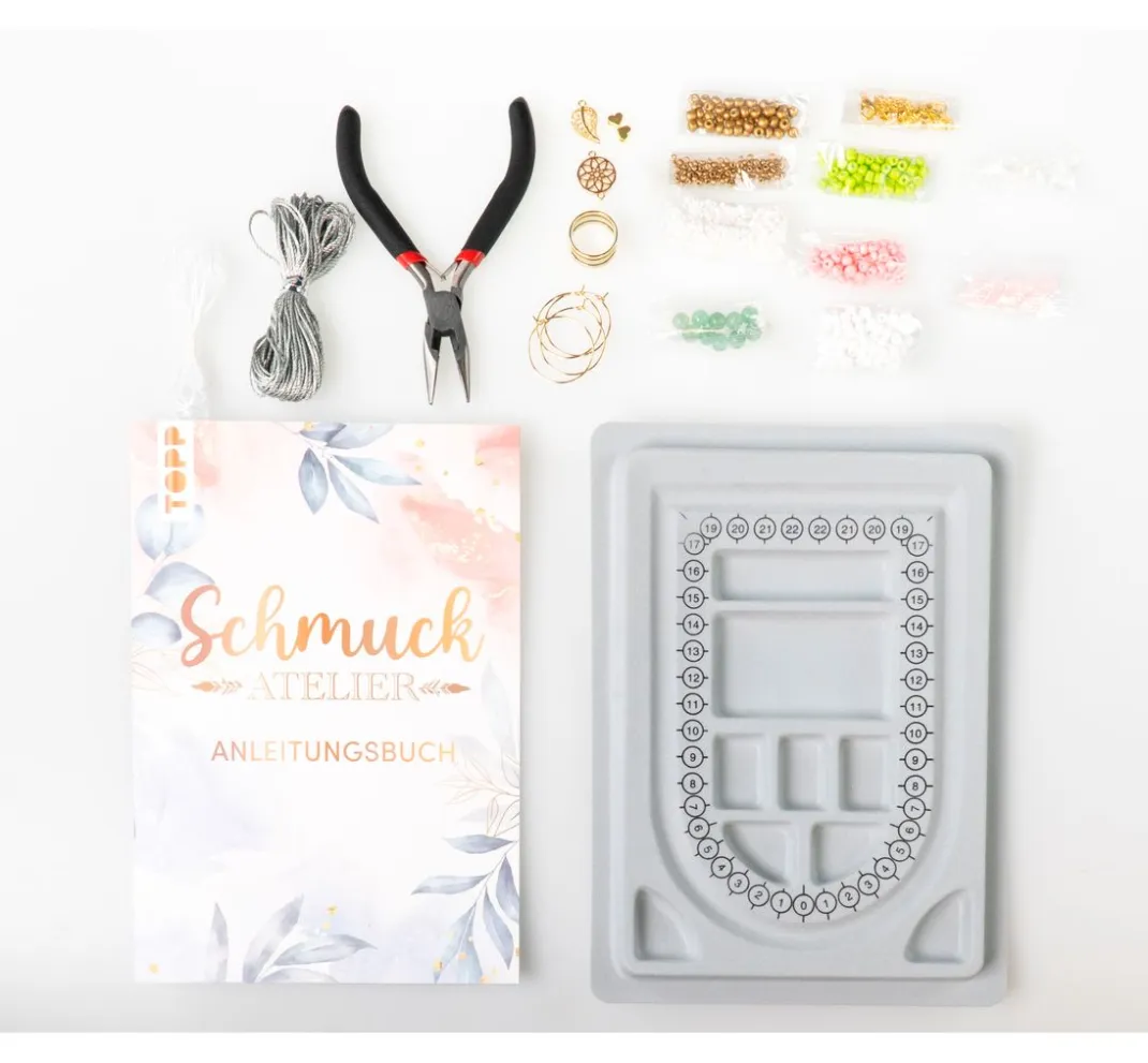 Kinder Topp Schmuck-Bastelsets|Sets>Kreativbox "Schmuck Atelier"