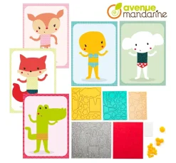 Kinder My Mandarine Weitere Geschenkideen Für Kinder|Deko-Bastelsets>Kreativ-Box "Sticker und Texturen"