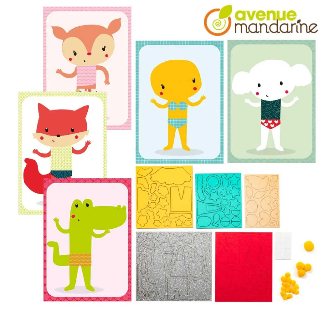 Kinder My Mandarine Weitere Geschenkideen Für Kinder|Deko-Bastelsets>Kreativ-Box "Sticker und Texturen"