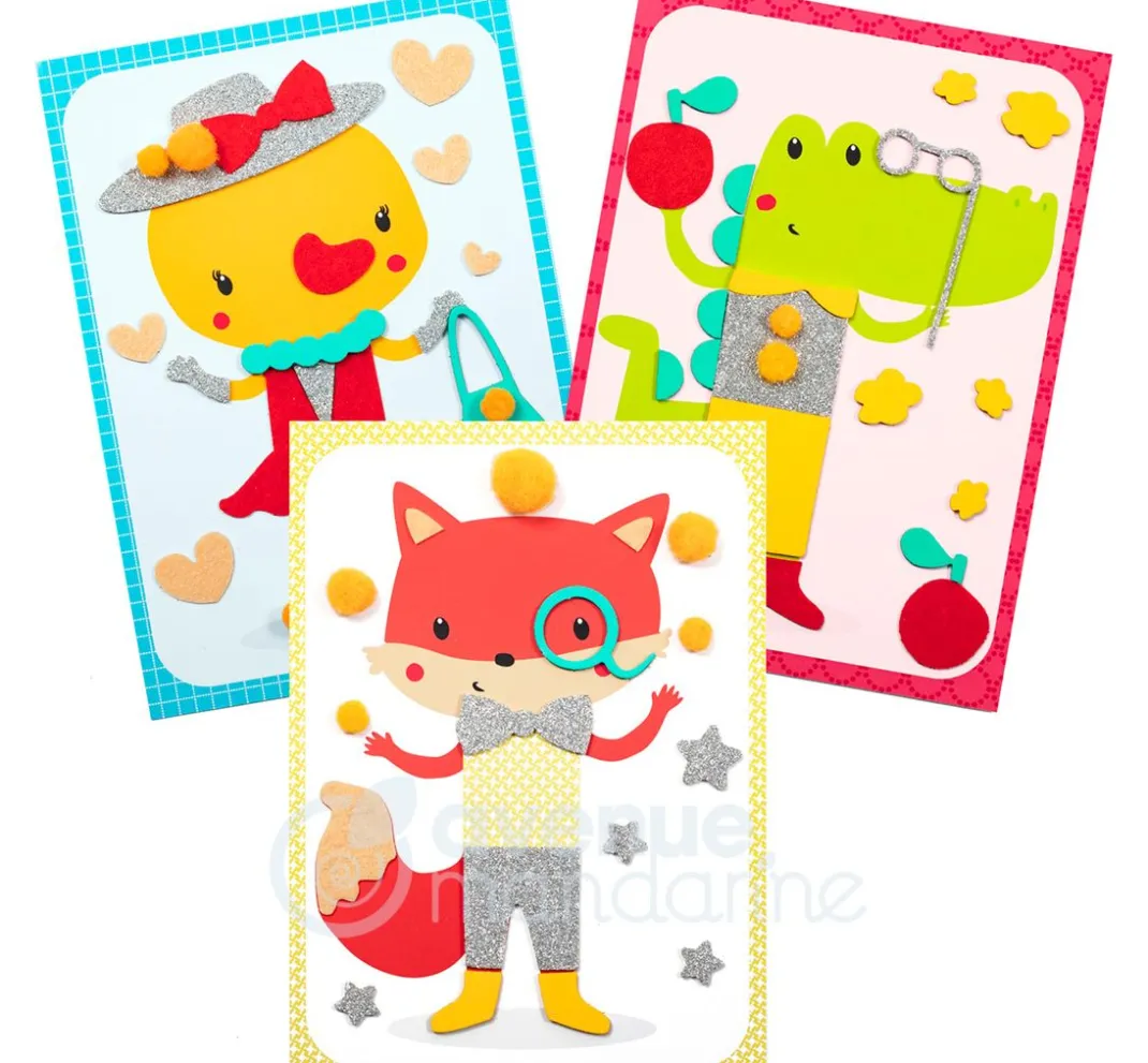 Kinder My Mandarine Weitere Geschenkideen Für Kinder|Deko-Bastelsets>Kreativ-Box "Sticker und Texturen"