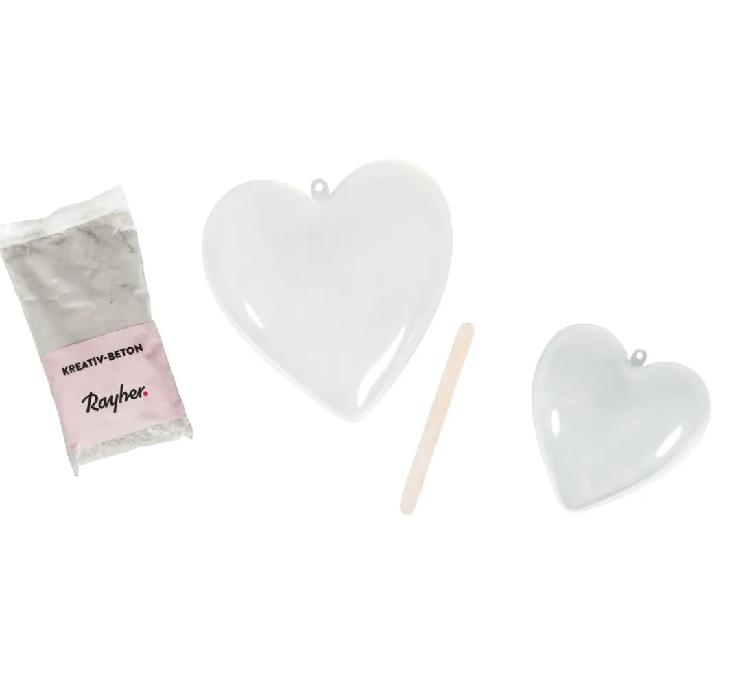 Rayher Sets|Bastelsets>Kreativ-Set "Beton Herzschale"