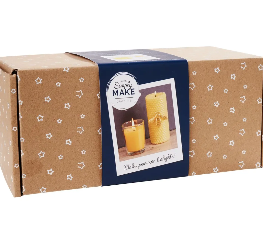 docrafts Simply Make Kerzen Gestalten|Bastelsets>Kreativ-Set "Bienenwachs"