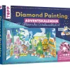Topp Adventskalender|Diamond Painting>Kreativ-Set "Diamond Painting - Adventskalender Glitzerndes Weihnachtsdorf"