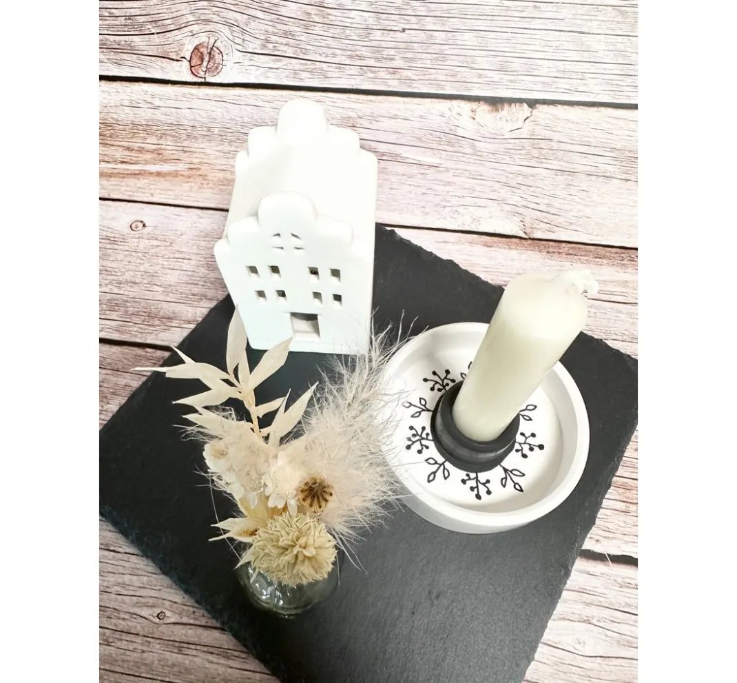 Topp Gieß-Sets|Sets>Kreativ-Set "Kerzenhalter gießen"